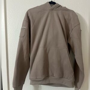 Women's Taupe Hoodie Sweater